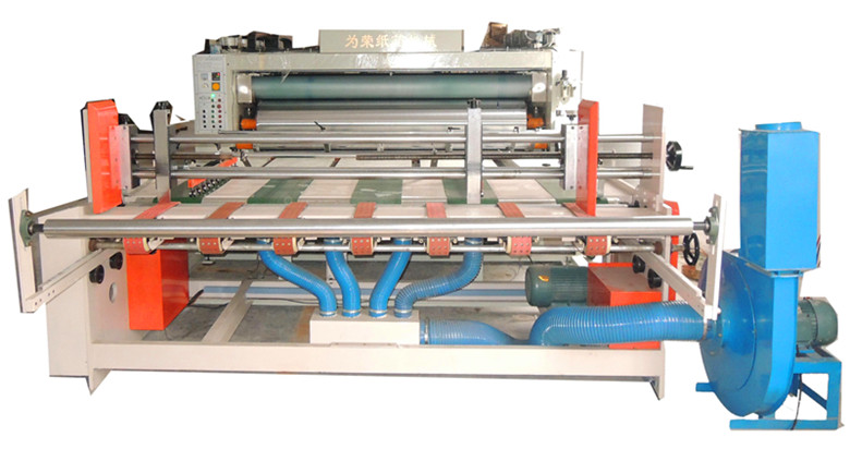 自动送纸链条式水性印刷开槽机